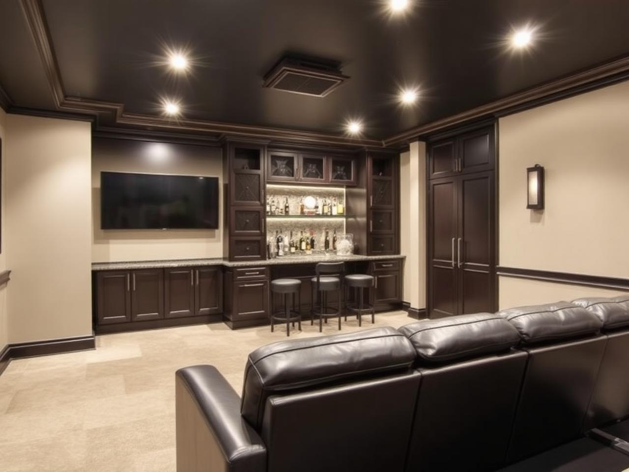 Oakville Luxury Theatre Basement